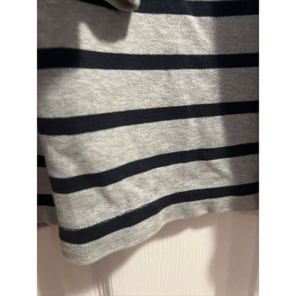 RM WILLIAMS Mens L Rugby Polo Striped Blue/Gray Collared Long Sleeve Jersey AUS - Picture 14 of 16